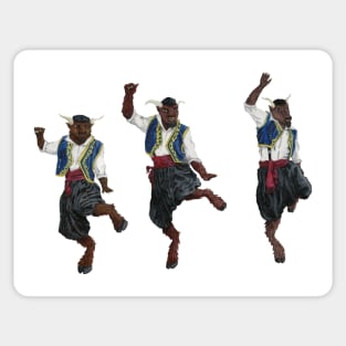 Ancient Greek Fantasy Monster Dancers Sticker